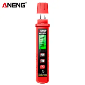 Aneng gn602 độ ẩm thông minh Tester 0 ~ 58% gỗ độ ẩm Detector Max/Mini giá trị vật liệu xây dựng công cụ với Backlit màn hình