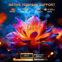 Nouveau projecteur intelligent 9000 Lumens Android 14 360 ° Projecteur de films Flipping Bracket 600ANSI, résolution native 1080P, Wi-Fi double bande, BT5.1