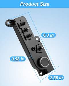 Interrupteur de commande de siège électrique conducteur avant gauche haute configuration 1098529 1098530 pour Tesla 3 2019-2020 et Tesla Y 2020-2023 - Product Image 2