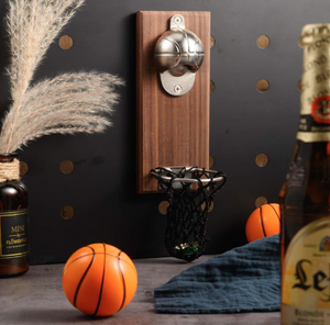 Llavero Abridor de Botellas con Forma de Balón de Baloncesto, Regalo Deportivo Novedoso para Hombres, Abridor de Botellas de Acero Inoxidable - Product Image 3