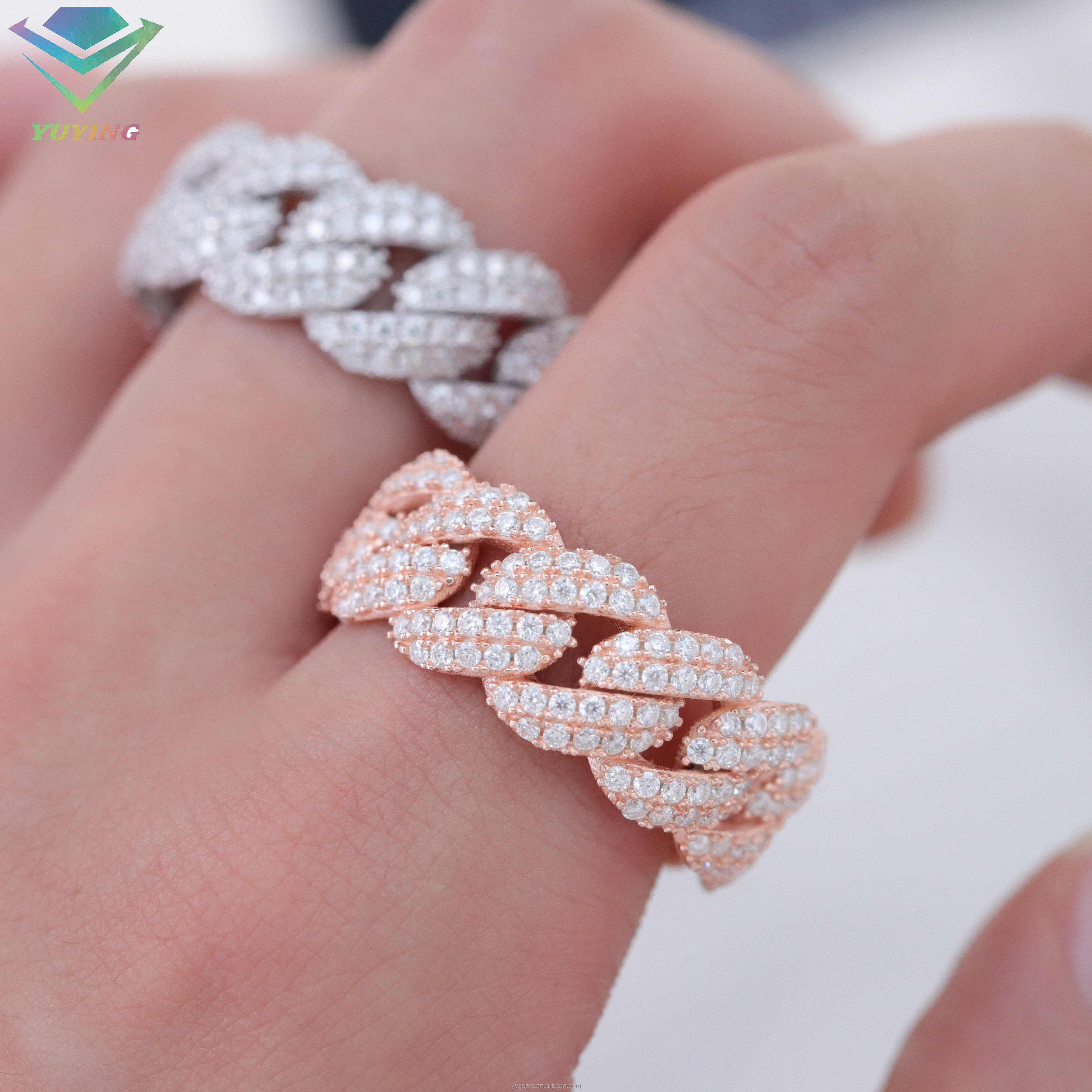 แหวนโรสโกลด์ประดับเพชร