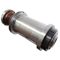 Ensemble de broche de tour FORGEX A2-5, 6000 tr/min, roulement à trou traversant de 56 mm, cylindre hydraulique et mandrin pour tournage CNC
