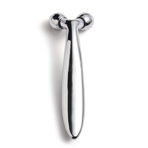 Rodillo Facial de Plata Exquisito en Oferta, Masajeador Corporal para la Cabeza y el Cuerpo - Product Image 1