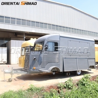 Camion de restauration mobile entièrement équipé pour la vente de nourriture rapide en Europe