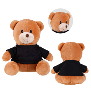 Personalizado logotipo de pelúcia macia, urso de pelúcia, marrom, chaveiro, brinquedo com t, camisetas, desenho animado, animal de pelúcia, <span class=keywords><strong>mini</strong></span> urso, atacado - Product Image 2