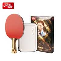 DHS F-Serie F9000 Tischtennisschläger aus Kohlefaser Einzelblatt Doppelseitig Reverse-Adhesive 9-Sterne Profi-Qualität