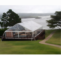 Tentes de mariage personnalisées 10M X 15M pour événements 500 personnes tentes de fête de mariage chapiteau en aluminium pour événements