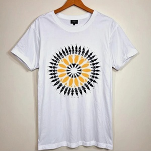 เสื้อยืดสีขาวแบบยูนิเซ็กซ์ขายส่ง พิมพ์โลโก้ตามสั่ง ผ้าฝ้าย 100% สำหรับงานพิมพ์ DTF เสื้อยืดผู้ชาย - Product Image 5