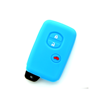 Usine en gros à la mode anti-poussière Silicone Smart 3 boutons couvercle de boîtier de clé de voiture