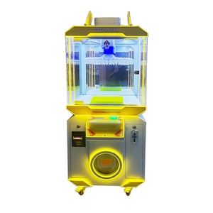 Claw Machine Prices One Player Plush Bear Penguin Toys Arcade Game With Trailer Outdoor Canopy Attraction <b>Doll</b> Machine - Product Image 2
