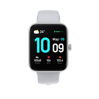 Reloj inteligente HRS Android Square de 1,81 pulgadas con pantalla TFT, modo Multideportivo, control del ritmo cardíaco, despertador del sueño, SDK magnético IP67