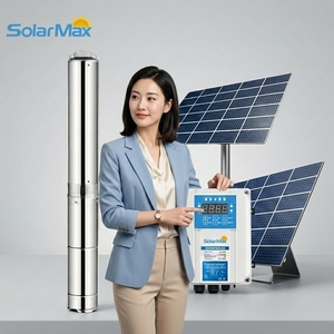 Système de pompe solaire pour puits profond <span class=keywords><strong>SolarMax</strong></span> 600W 4ESC3.5-70-72-600-H, pompe à eau pour l'irrigation des puits - Product Image 2