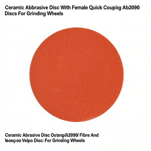 TTAKE Ceramic Abrasive Disc With Female Quick Coupling Ab3090 Fibre And Velcro Discs For <b>Grinding</b> <b>Wheels</b> - Product Image 2