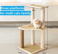 Arbre à chat de luxe moderne de haute qualité x grande tour à gratter pour chat, vente en gros