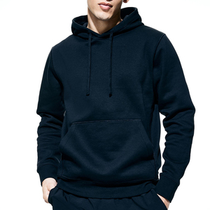 เสื้อฮู้ดพิมพ์ลายสำหรับผู้ชายสำหรับฤดูหนาวผ้าคอตตอนฝรั่งเศสลาย3D แบบเรียบสำหรับผู้ใหญ่เทคนิคการปัก - Product Image 1