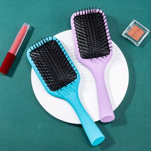 Paddle Hair <b>Brush</b> Rectangular Nylon Massage Comb For Hair Styling <b>Smoothing</b> - Product Image 4