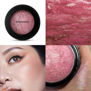 Ướt và khô sử dụng kép Glow mặt trang điểm nhỏ gọn <span class=keywords><strong>Highlighter</strong></span> ép bột sắc tố cao duy nhất má nướng <span class=keywords><strong>Highlighter</strong></span> - Product Image 6