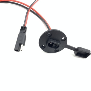 2 16AGW SAE connexion rapide panneau montage connecteur chargeur de batterie et 4 vis de montage - Product Image 2