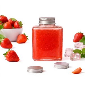 Frasco Cuadrado de PET V500-33 de 500 ml Transparente para Salsas, Bebidas y Otros Líquidos - Product Image 1
