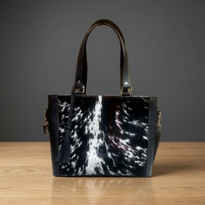 Pochette personnalisée grande capacité en cuir véritable vintage imperméable faite à la main avec fermeture éclair et bandoulière à rayures colorées pour filles - Product Image 6