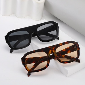 Gafas <span class=keywords><strong>de</strong></span> Sol Cuadradas <span class=keywords><strong>de</strong></span> Lujo <span class=keywords><strong>de</strong></span> Alta Gama, Retro, Montura Gruesa, Protección UV400, para Hombre y Mujer - Product Image 1