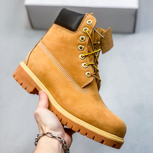 Mens Classic Work Boots Leather Lace Up Ankle Boots Outdoor Durable Retro Style Casual Fashion Shoes - Product Image 4