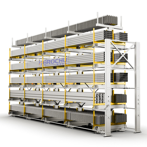 Étagères métalliques cantilever industrielles robustes, hautement efficaces et sûres, pour le stockage de tubes. - Product Image 1