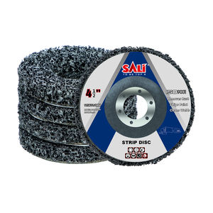 El disco <span class=keywords><strong>de</strong></span> pulido <span class=keywords><strong>de</strong></span> nailon <span class=keywords><strong>de</strong></span> <span class=keywords><strong>esmeril</strong></span> negro SALI 4-1/2 "* <span class=keywords><strong>7</strong></span>/8" tiene el disco <span class=keywords><strong>de</strong></span> tira <span class=keywords><strong>de</strong></span> densidad más baja - Product Image 1