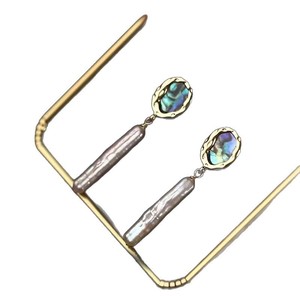 21939DIY S925 <b>Silver</b> <b>Pearl</b> <b>Earrings</b> Fashionable DIY Concealer Ear Nail 9-11mm 9-11mm <b>Pearl</b> Gadget Hollow Support 9-11mm <b>Pearl</b> - Product Image 4