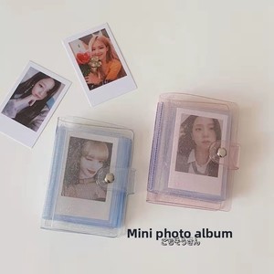 Mini <span class=keywords><strong>album</strong></span> photo transparent <span class=keywords><strong>de</strong></span> 3 pouces, petit porte-cartes <span class=keywords><strong>de</strong></span> visite, organisateur <span class=keywords><strong>de</strong></span> cartes photo style INS - Product Image 4