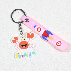 Custom 2d/3d Soft Rubber Key Chain <strong>Silicone</strong> <strong>Keyring</strong> Plastic Pvc Key Holder Chain Personalised logo Fashion <strong>Keychains</strong> - Product Image 4