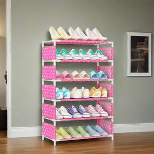 Giá để giày nhiều tầng chống bụi chắc chắn, nhỏ gọn, tiện dụng cho phòng khách, sinh viên, người thuê nhà, ký túc xá - Product Image 5
