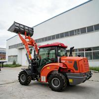 Chargeuse sur pneus multifonctionnelle 4x4 diesel pour travaux de terrassement, mini-chargeuse de construction chinoise à vendre