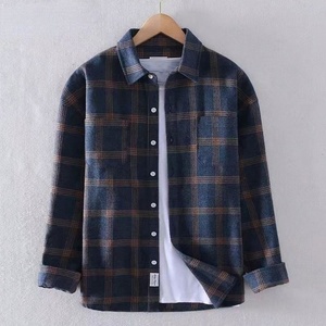 เสื้อเชิ้ตผู้ชายลายสก็อต Ohsisa 2025 แฟชั่นทันสมัย สไตล์ลำลอง แขนยาว ปกคอพับ เสื้อเชิ้ตแจ็คเก็ตสไตล์ลำลองสำหรับฤดูใบไม้ร่วง - Product Image 2