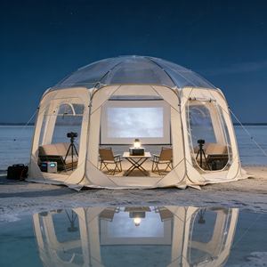 <span class=keywords><strong>Tente</strong></span> d'événement transparente durable avec traitement anti-buée <span class=keywords><strong>pour</strong></span> une visibilité claire dans les conditions humides ou froides - Product Image 1