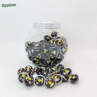 Lot de Bouteilles Assorties de Chewing-gums Liquides en Forme de Dessins Animés 3D, Saveurs Fruitées Mixtes, Confiture Éclatante, Multicolores, Snacks pour Enfants, Vente en Gros