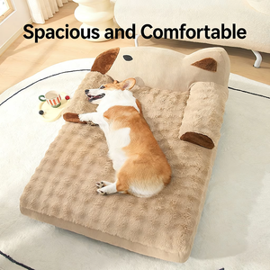 Het hondenbed is warm in de winter. Het kleine en middelgrote hondenbed is geschikt voor Bichon Frises. De bank kan worden - Product Image 4