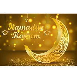 2,13x1,52m Eid Mubarak Muslimisches Kunst-Design Party-<span class=keywords><strong>Banner</strong></span> für Ramadan-Fotografie-Hintergrund oder Hochzeitsdekorationen - Product Image 1