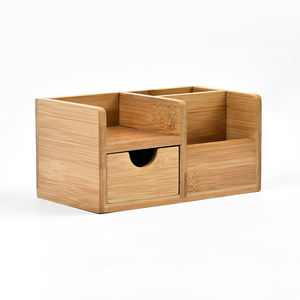 WDF accessoires de classeur de qualité à suspension élevée organisateur de <span class=keywords><strong>bureau</strong></span> plateaux de classeur organisateur de <span class=keywords><strong>bureau</strong></span> en bambou <span class=keywords><strong>avec</strong></span> tiroirs - Product Image 3