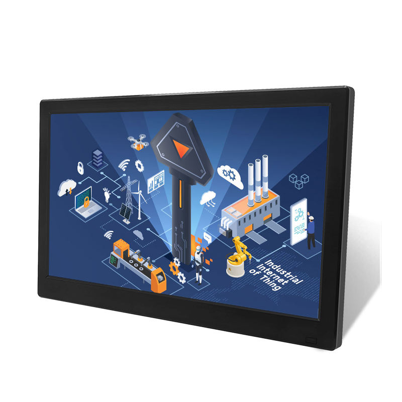 11.6 Inch IPS1920*1080 HD VGA Non-Touch Plastic TFT Industrial Laptop Monitor VESA Wall-Mounted Black