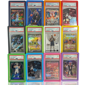 Glitzer-Gummi-Silikon-Kartenhalter Schutzhülle Stoßfänger in Verschiedenen Farben für PSA-Sammelkarten-Schutzhüllen - Product Image 1