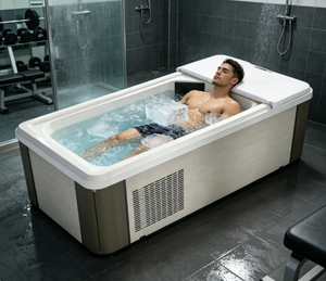 Bain de glace extérieur haut de gamme tout-en-un avec système de refroidissement et filtration intégrés - Product Image 1