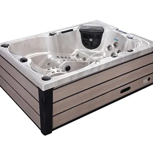 Sunrans Luxurious Small Size Massage Spa Bathtub Whirlpool Intex Garden Hot Tub Outdoor For 3 People Use