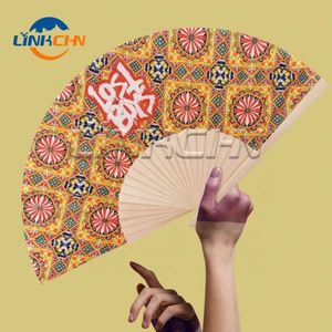 Abanicos de Madera Españoles Pintados a Mano, Modernos y Personalizados, con Decoración para Colgar en la Pared - Product Image 2