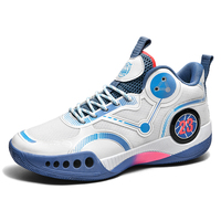 Chaussures de Basketball Unisexe Personnalisables Pas Chères pour Hommes et Femmes, Tige en Maille, Semelle Extérieure en Caoutchouc, Printemps Été, Couleurs Personnalisables, Baskets Athlétiques