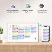 Organisateur familial Whale Framely App avec écran tactile interactif, montage mural en portrait ou en paysage, calendrier numérique