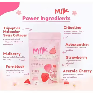 Poudre de Collagène au Lait et Melon Miel, Poudre Multivitaminée, Poudre de Lait au Collagène - Product Image 5