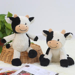Peluche <span class=keywords><strong>de</strong></span> vaca adorable <span class=keywords><strong>de</strong></span> 30 cm, vaca lechera, vaca lechera, blanco y negro, muñeco <span class=keywords><strong>de</strong></span> peluche - Product Image 2