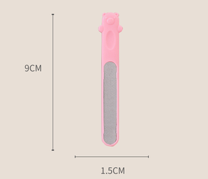 Mini <span class=keywords><strong>lima</strong></span> de uñas de plástico de punta redonda <span class=keywords><strong>Lima</strong></span> de uñas de bebé de seguridad <span class=keywords><strong>para</strong></span> <span class=keywords><strong>recién</strong></span> <span class=keywords><strong>nacidos</strong></span> - Product Image 6