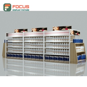 Freestanding Wig Display Counter Glass Showcase Drawer Integrated Shelf Shop Display Counter - Product Image 6
